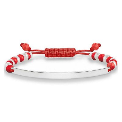 Damarmband Thomas Sabo Röd Silver Silvrig (Mått: 19 cm)