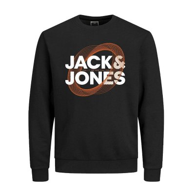 Tröja utan huva Barn JCOLUCA Jack & Jones 12226492 Svart (Storlek: 12 år)