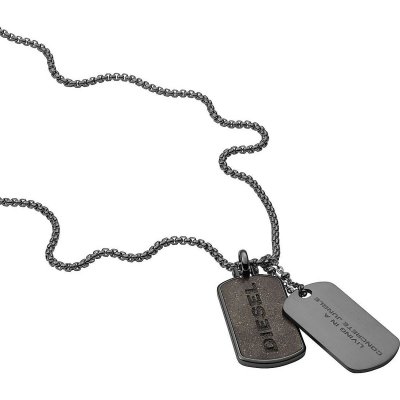 Herrhalsband Diesel DOUBLE DOGTAGS