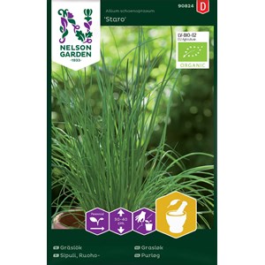 Fröer Nelson Garden Gräslök Staro Organic