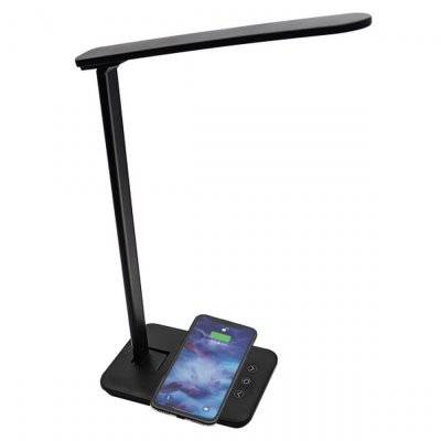 LED-lampa med trådlös laddare för smartphones Denver Electronics LQI-105