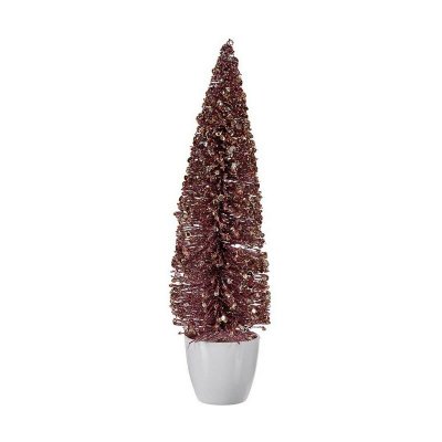 Julgran Stor Rosa Gyllene Plast (10 x 38 x 10 cm)