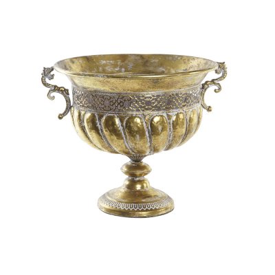 Kruka DKD Home Decor Guld Vinglas Dekorations Metall (42,5 x 38,5 x 36,5 cm)