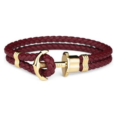 Armband Paul Hewitt PH-PH-L-G-DB Rödbrun (Mått: 20,5 cm)