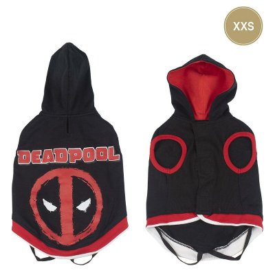 Hundtröja Deadpool XXS Svart