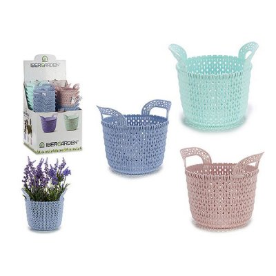 Kruka Med handtag Plast (19 x 19 x 22 cm)
