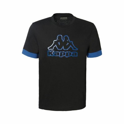 T-shirt med kortärm Herr Kappa Dlot Svart (Storlek: L)