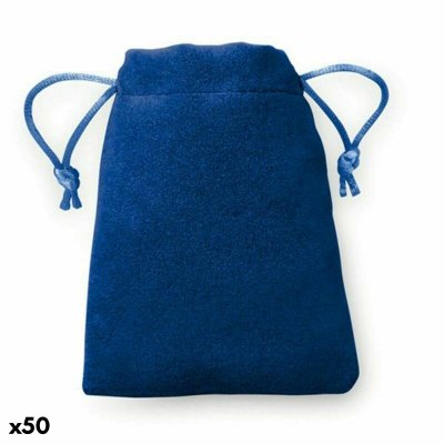 Väska 144227 Smycken Mocka (50 antal) (Färg: Blå)