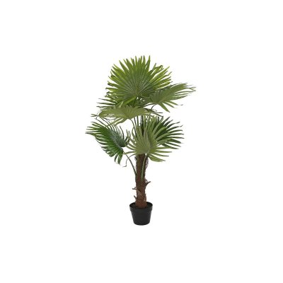 Dekorativ växt DKD Home Decor Grön PE Palmträd (50 x 50 x 120 cm)