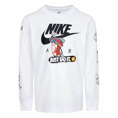 Tröja utan huva Barn Nike Snowboarding Vit (Storlek: 2-3 år)