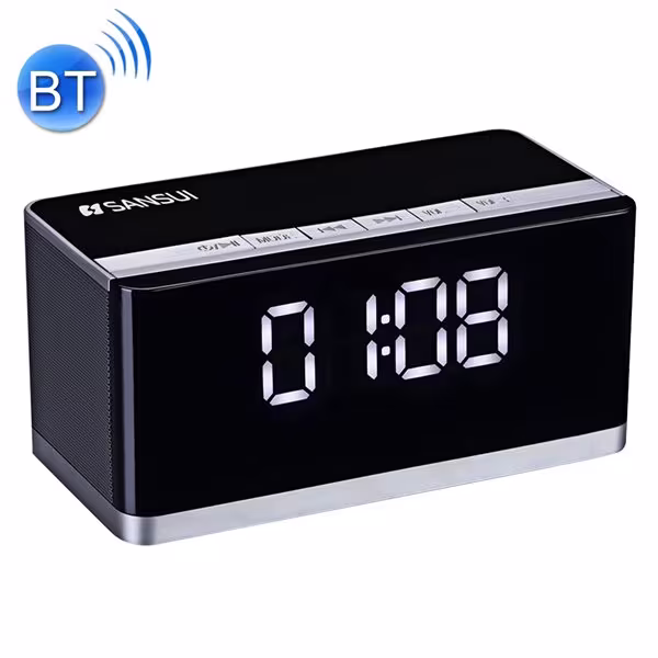 Bluetooth Klockradio med högtalare /Handsfree /Mikrofon