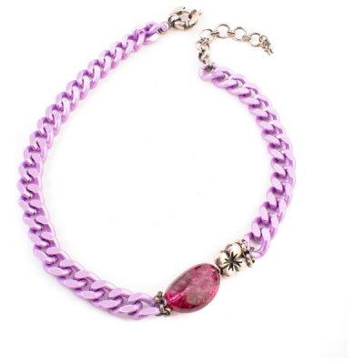 Damhalsband Folli Follie 4N2V109KVD (35 cm)