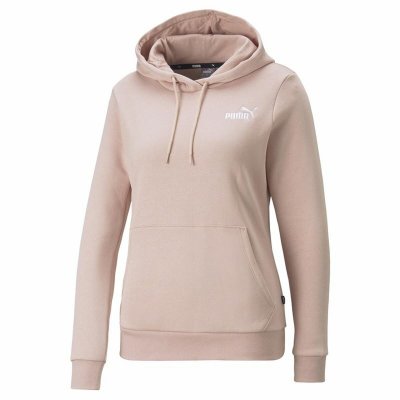 Tröja med huva Dam Puma Ljusrosa (Storlek: XS)