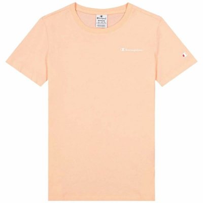 T-shirt med kortärm Dam Champion Gul (Storlek: M)