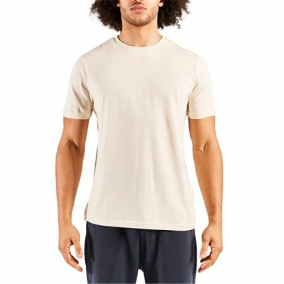T-shirt med kortärm Herr Kappa Edson Beige (Storlek: M)