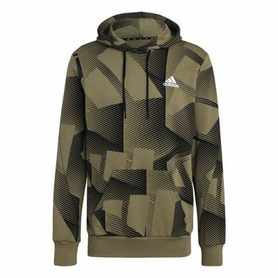 Tröja med huva Herr Adidas Graphic M Persimon (Storlek: S)