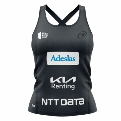 Ärmlös sporttröja Dam Bullpadel Orlas Gemma Triay Padel Svart (Storlek: S)