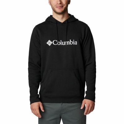 Tröja med huva Herr Columbia CSC Basic Logo Svart (Storlek: XL)