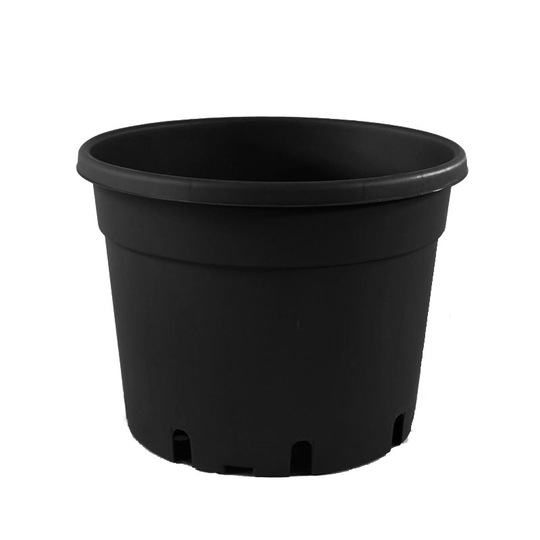 Plastkruka 31 cm, svart