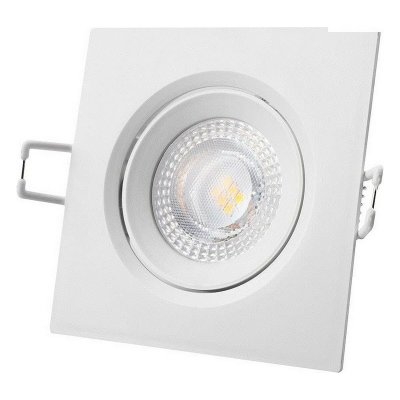 LED-lampa EDM Inbäddningsbar Vit 5 W 380 lm (110 x 90 mm) (4000 K) (7,4 cm)