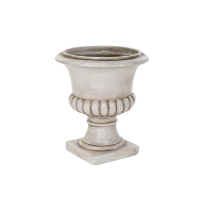 Kruka DKD Home Decor Ljusgrå Magnesium (44 x 44 x 49 cm)