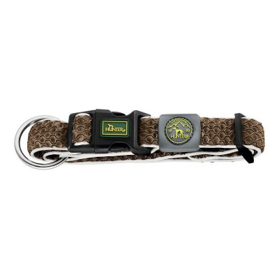 Hundhalsband Hunter Plus Tråd Brun Storlek L Brown (40-60 cm)
