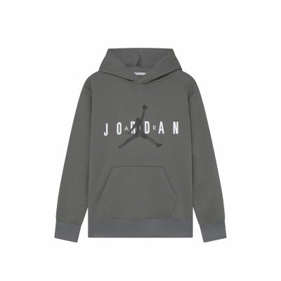 Tröja med huva Unisex Nike Jordan Jumpman Little Kids Grå (Storlek: 2-3 år)