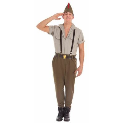 Maskeraddräkt vuxna Legionärsoldat 5 Delar (Storlek: XL)