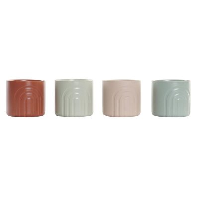 Kruka DKD Home Decor Stengods (13 x 13 x 12 cm) (4 antal)