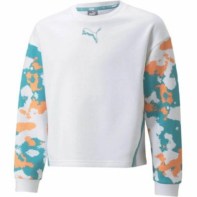 Tröja utan luva, Flickor Puma Alpha Crew G Vit (Storlek: 11-12 år)