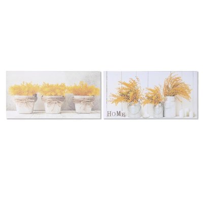 Tavla DKD Home Decor Kruka (60 x 1,8 x 30 cm) (2 antal)