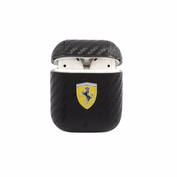 Ferrari Skyddsskal till AirPods - Carbon Svart
