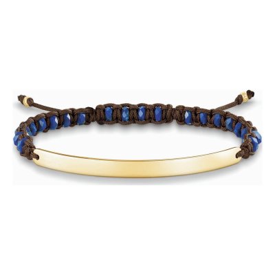 Armband Thomas Sabo LBA0056-892-32-L21v Blå Silver Gyllene (21 cm)