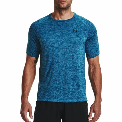 T-shirt med kortärm Herr Under Armour Tech 2.0 Blå (Storlek: XL)