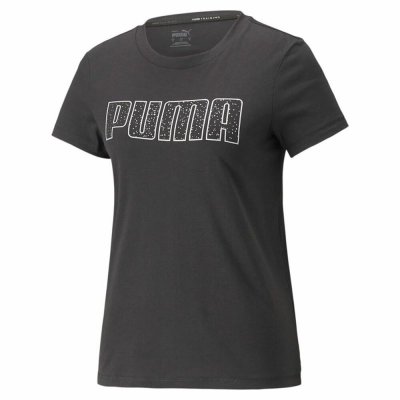 T-shirt med kortärm Dam Puma Stardust Crystalline Svart (Storlek: M)