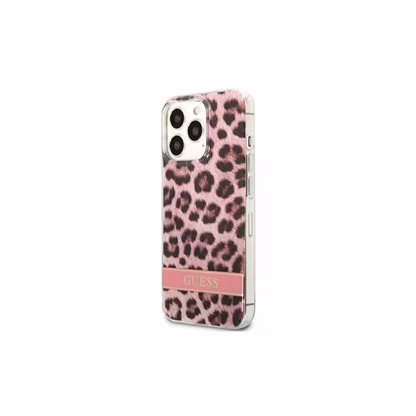 Guess skal till iPhone 13 Pro Max 6,7" - Leopard/Rosa