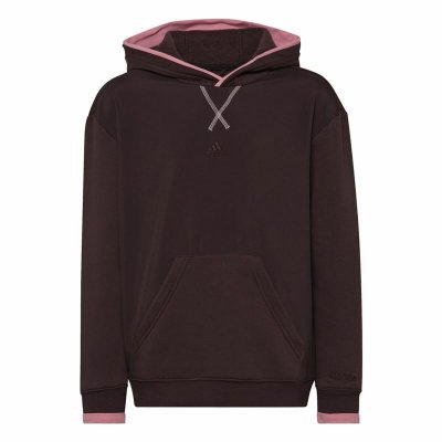 Tröja med huva Barn Adidas All Szn Brun (Storlek: 9-10 år)