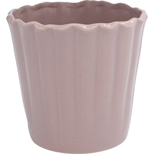 Kruka med vågig kant Ø13,5 cm, Lila