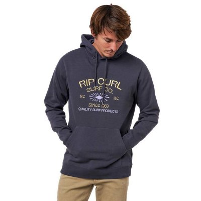 Tröja med huva Herr Rip Curl Radiate Mörkblå (Storlek: S)