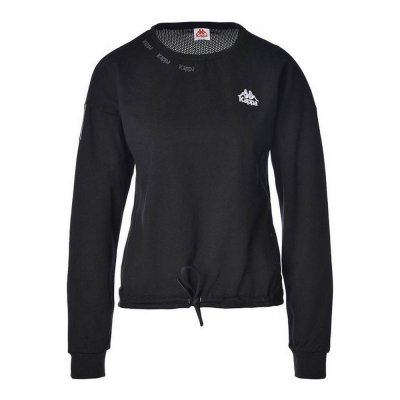 Tröja utan huva Dam Kappa Yuoanna Authentic Svart (Storlek: XS)