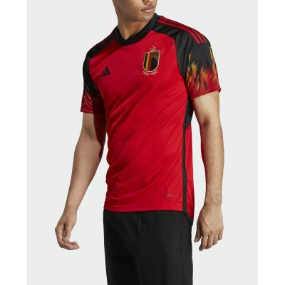 Kortärmad fotbollströja för herrar Adidas Belgium 22 (Storlek: L)