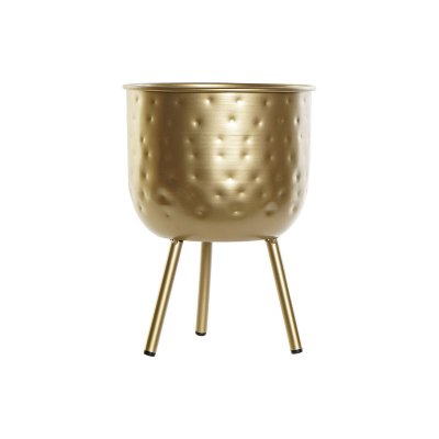 Kruka DKD Home Decor Gyllene Metall (18,5 x 18,5 x 26 cm)