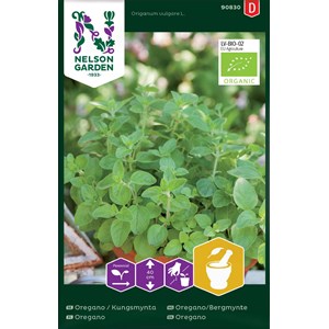 Fröer Nelson Garden Oregano Kungsmynta Organic