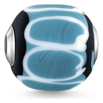 Dampärlor Thomas Sabo K0255-017-17 (1,10 cm) Turkos (1,1 cm)