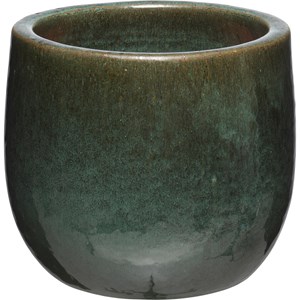 Kruka Låg Jadegrön, D21xH19 cm