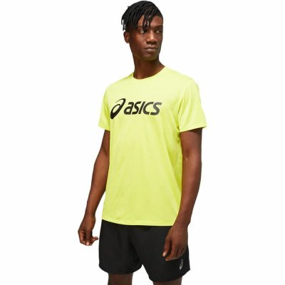 T-shirt med kortärm Herr Asics Core Gul (Storlek: XL)
