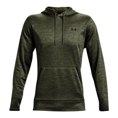 Tröja med huva Under Armour Fleece Twist Oliv (Storlek: M)