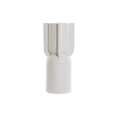 Vas DKD Home Decor Vit Dolomite Modern (14 x 14 x 30.8 cm)