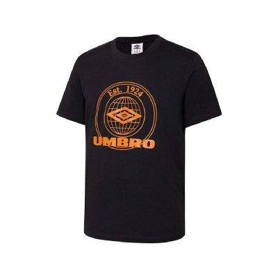 T-shirt med kortärm Umbro COLLEGIATE 66119U Svart (Storlek: M)