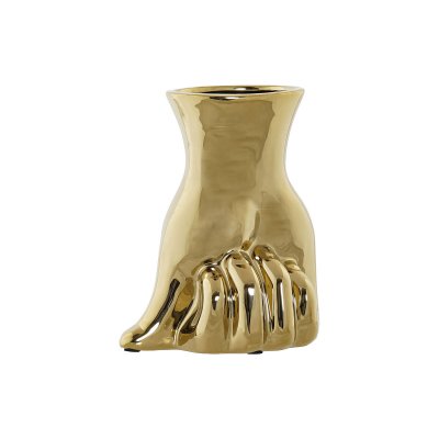 Vas DKD Home Decor Gyllene Stengods (17 x 12 x 21 cm)